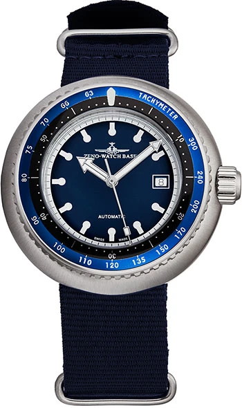 Zeno Deep Diver Tachymeter Men's Watch Model 500-2824-I4 3 Zeno Deep Diver Tachymeter Men's Watch Model 500-2824-I4