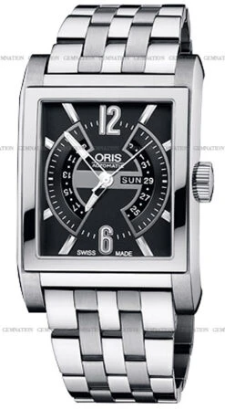 Oris Rectangular Titan Men's Watch Model 585.7622.7064.MB