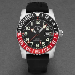 Zeno Airplane Diver Men's Watch Model 6349GMT-12-A1-7 -Classic Horizon Shop 6349GMT 12 A1 7 ZM 4