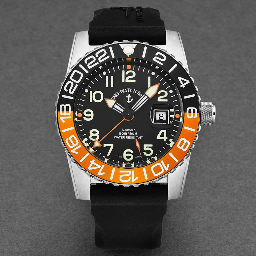 Zeno Airplane Diver Men's Watch Model 6349GMT-12-A15 4 Zeno Airplane Diver Men's Watch Model 6349GMT-12-A15 - Image 2