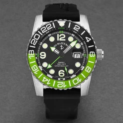 Zeno Airplane Diver Men's Watch Model 6349GMT-3-A1-8 -Classic Horizon Shop 6349GMT 3 A1 8 ZM 4