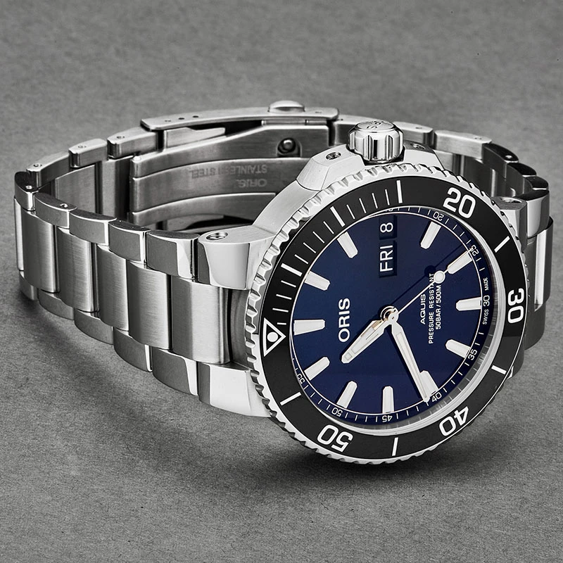 Oris Aquis Day-Date Men's Watch Model 75277334135MB 4 Oris Aquis Day-Date Men's Watch Model 75277334135MB - Image 2