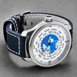 Zeno OS Retro Worldtimer 2 Men's Watch Model 8563WT-I2 -Classic Horizon Shop 8563WT I2 ZM 2