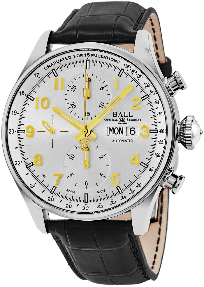 Ball Trainmaster Pulsemeter ChronographMen's Watch Model CM3038C-LFJ-SL 4 Ball Trainmaster Pulsemeter ChronographMen's Watch Model CM3038C-LFJ-SL - Image 2