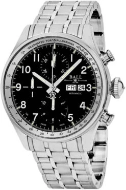 Ball Trainmaster Pulsemeter ChronographMen's Watch Model CM3038C-SJ-BK