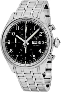 Ball Trainmaster Pulsemeter ChronographMen's Watch Model CM3038C-SJ-BK -Classic Horizon Shop CM3038C SJ BK ZM 2