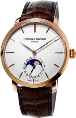 Frederique Constant Slimline Moonphase Men's Watch Model FC-705V4S4