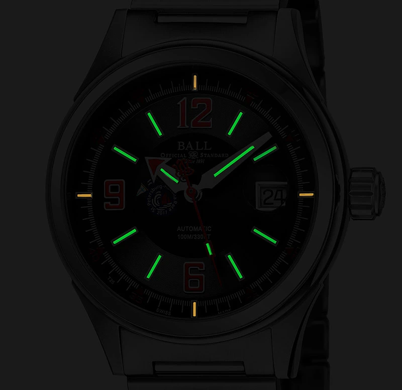 Ball Fireman Racer Men's Watch Model NM2088C-S9JBKRD 4 Ball Fireman Racer Men's Watch Model NM2088C-S9JBKRD - Image 2